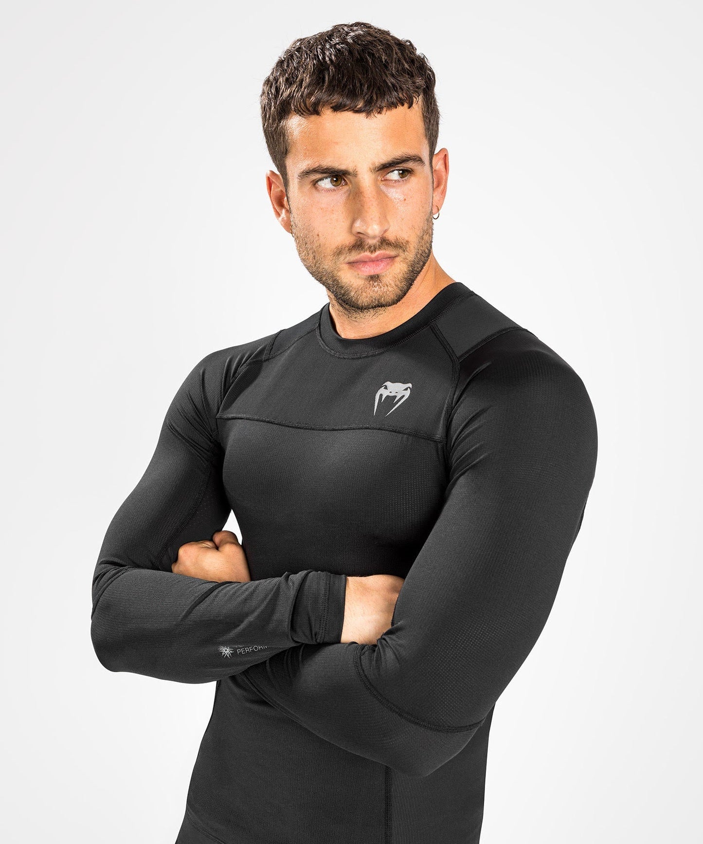 Venum Rashguard G-Fit Air Lange Mouwen - Zwart/Zwart - T-Shirt