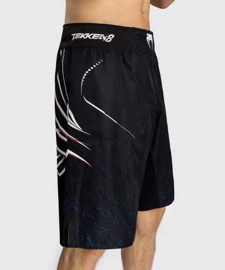 Venum x TEKKEN 8 MMA-Shorts – Jin Kazama – Blau/Schwarz/Weiß