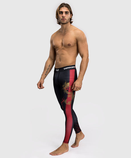 Venum x TEKKEN 8 - Spats - Marshall Law - Schwarz/Rot/Gold