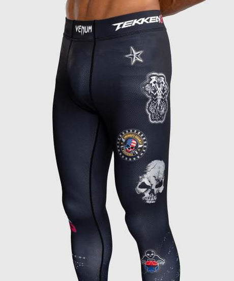 Venum x TEKKEN 8 Spats - Paul Phoenix - Nero/Blu