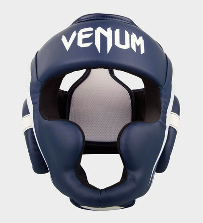 Casque de boxe Venum Elite - Bleu marine/Blanc