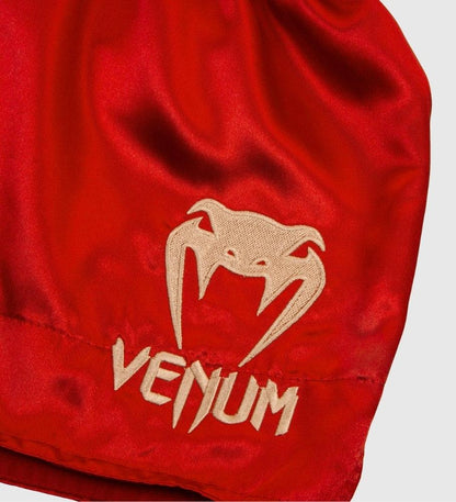 Short de Muay-Thaï Venum Classic - Rouge/Doré