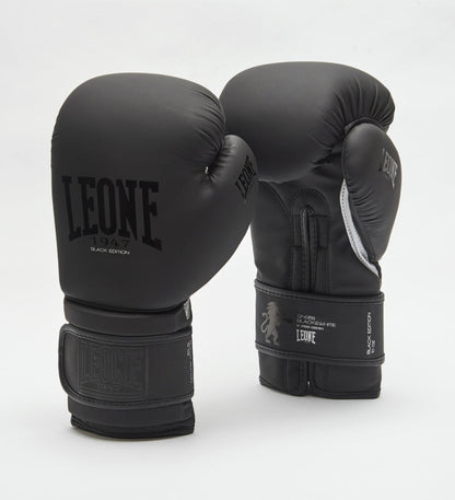 Gants de boxe Leone GN059 - Noir/Noir