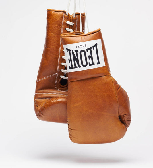 Gants de boxe Leone Sport avec laçage - Romeo Vintage