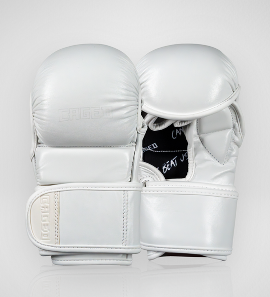 Gants de sparring Caged 'X' Series - Blanc/Blanc