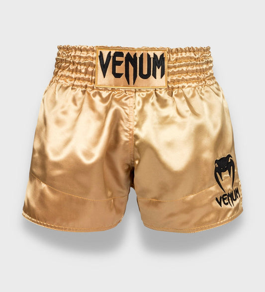 Short de Muay-Thaï Venum Classic - Doré/Noir