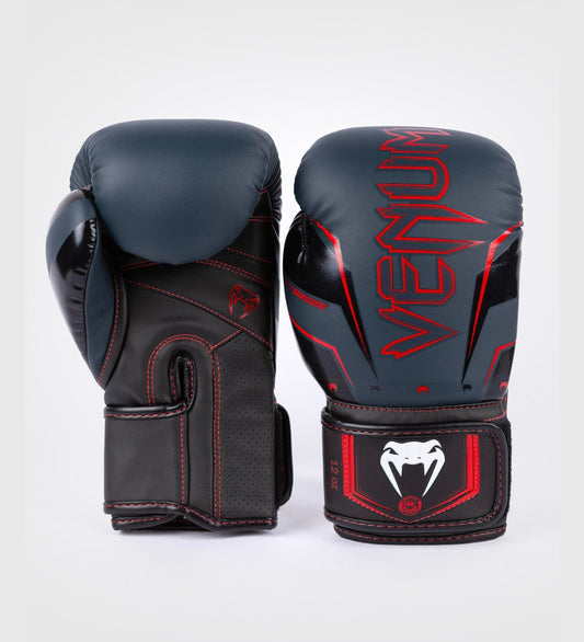 Gants de boxe Venum Elite Evo - Bleu Marine/Noir/Rouge