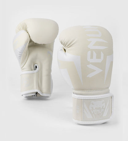 Gants de boxe Venum Elite - Blanc/Blanc