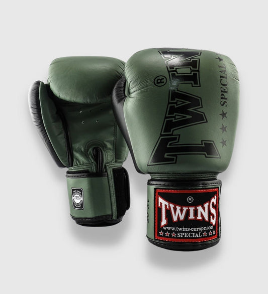 Gants de boxe Twins BGVL8 - Kaki/Noir