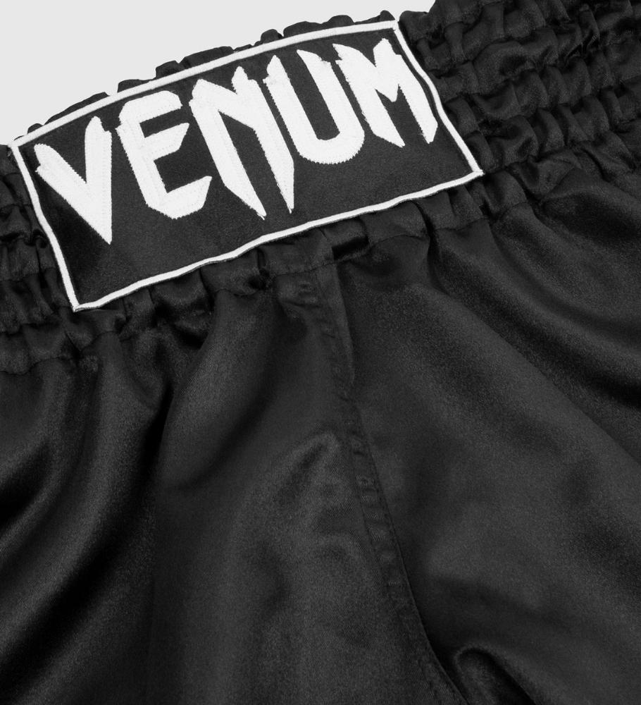 Short de Muay-Thaï Venum Classic - Noir/Blanc