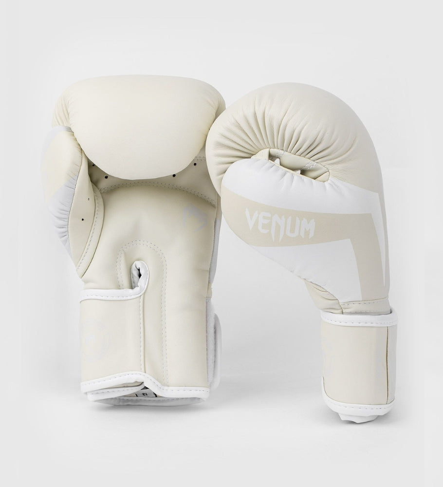 Gants de boxe Venum Elite - Blanc/Blanc