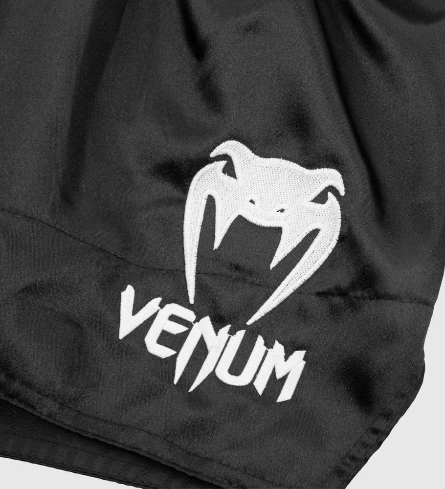 Short de Muay-Thaï Venum Classic - Noir/Blanc