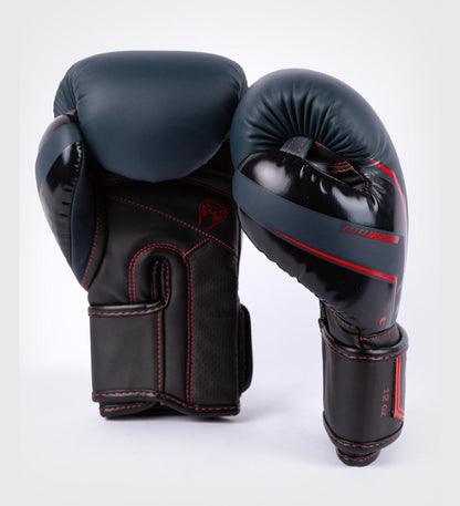 Gants de boxe Venum Elite Evo - Bleu Marine/Noir/Rouge