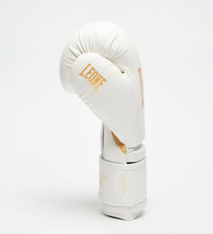 Gants de boxe Leone GN059W - Blanc/Doré