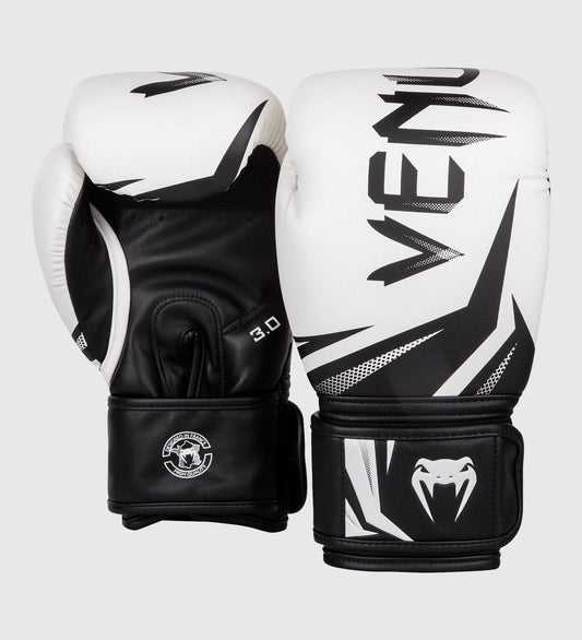 Gants de boxe Venum Challenger 3.0 - Blanc/Noir