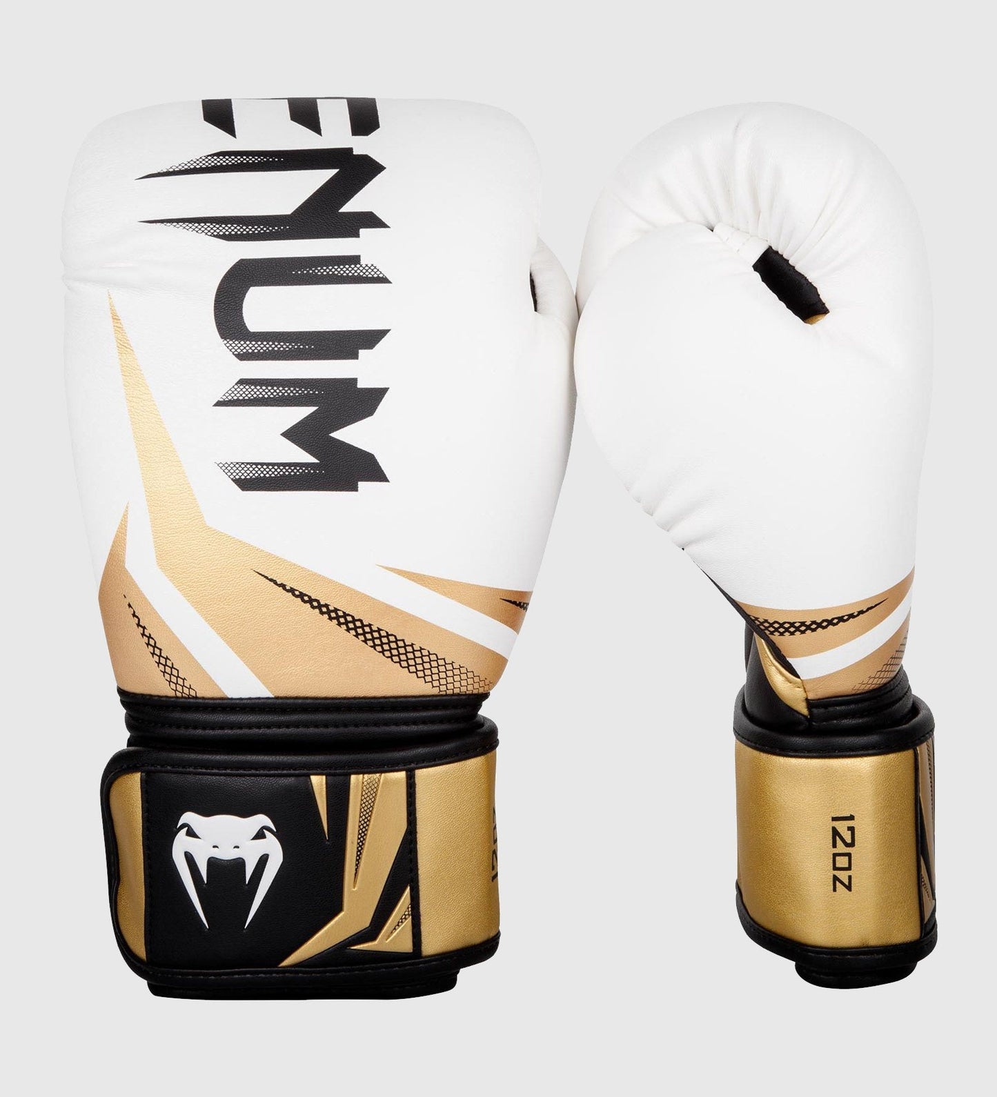 Gants de boxe Venum Challenger 3.0 - Blanc/Doré/Noir