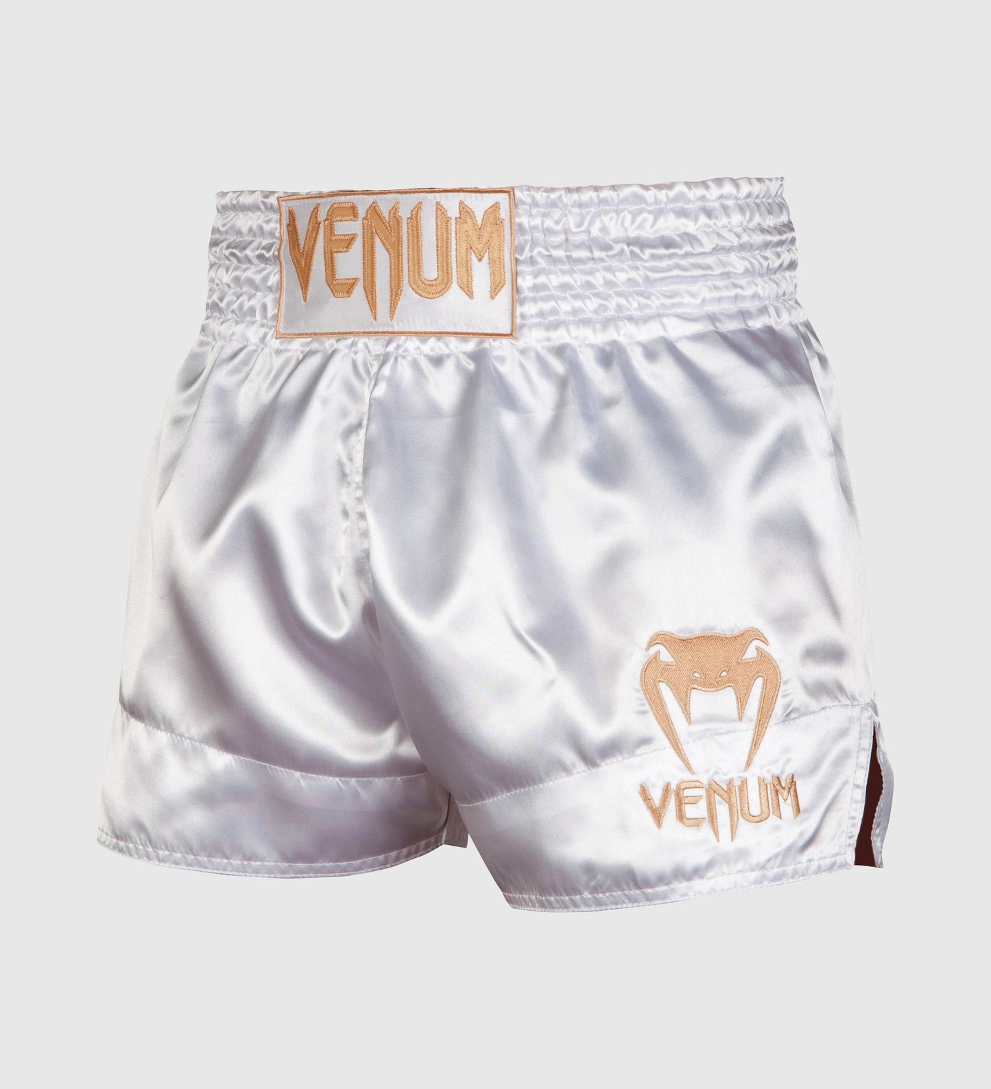 Short de Muay-Thaï Venum Classic - Blanc/Doré