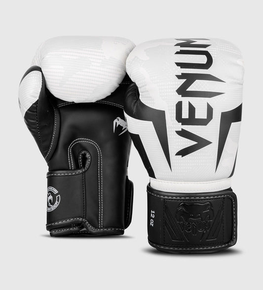 Gants de boxe Venum Elite - Blanc/Camo