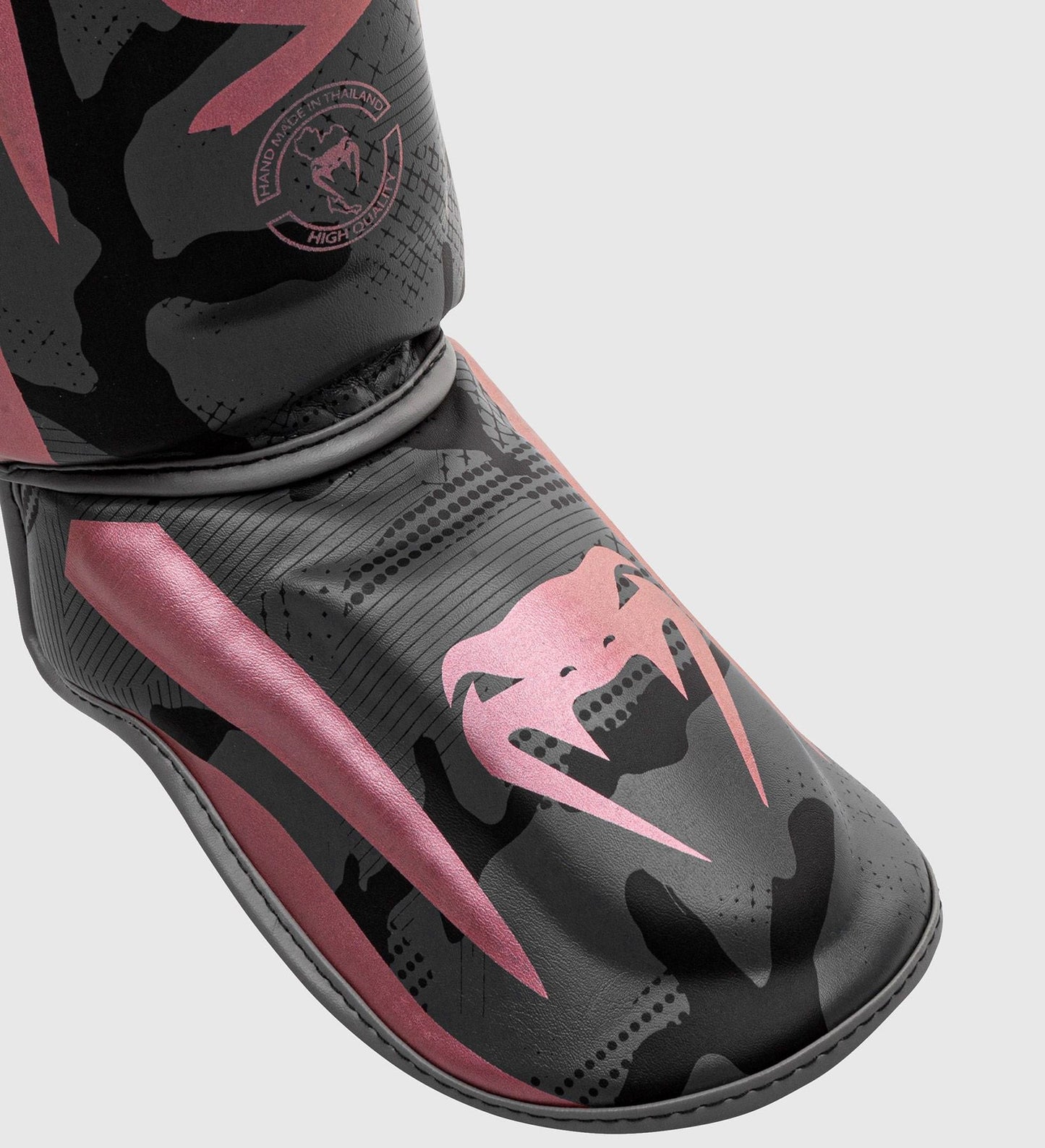 Protège-tibias Venum Elite - Dark Camo/Rose