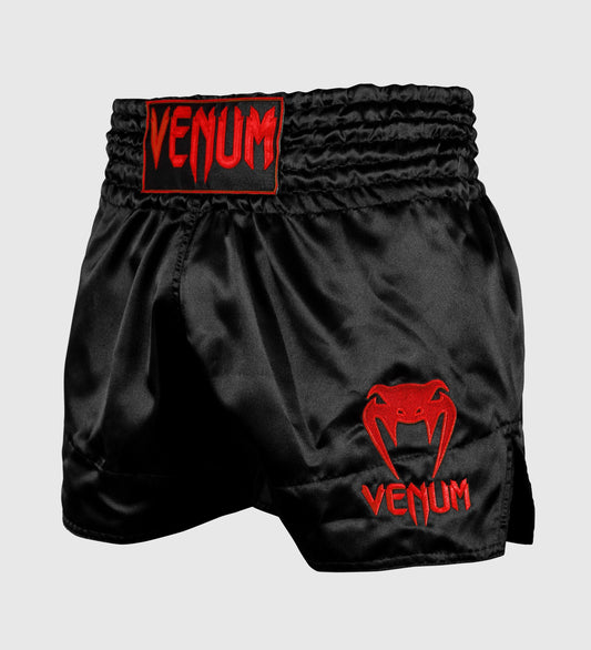 Short de Muay-Thaï Venum Classic - Noir/Rouge