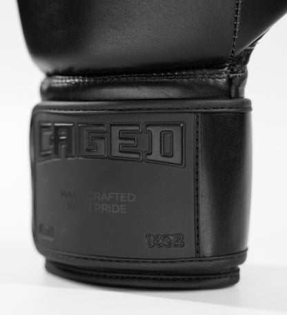 Gants de boxing Caged 'X' Series - Noir/Noir