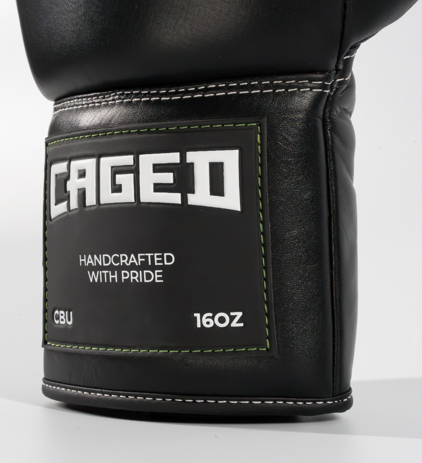 Gants de boxe Caged 'X' Series avec laçage - Noir/Blanc