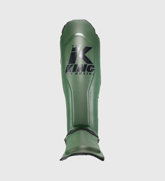 Protège-tibias King Pro Boxing SG4 - Vert/Noir