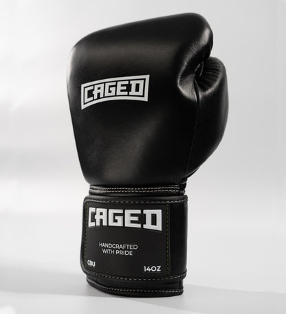 Gants de boxing Caged 'X' Series - Noir/Blanc